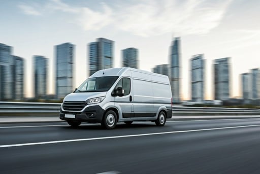 Malinois Logistics cargo van loaded at the dock